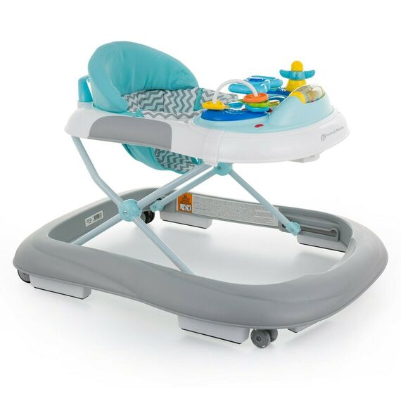 Premergator Monty, Petite&Mars Chevron Blue, Culoare: Turcoaz - poza 4 - ExclusivMAG.ro