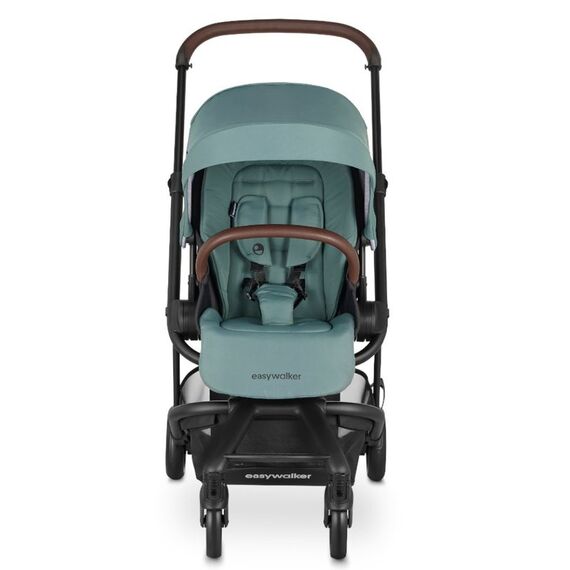 Carucior Easywalker Charley Forest Green Roti Negre, Culoare: Turcoaz - poza 3 - ExclusivMAG.ro