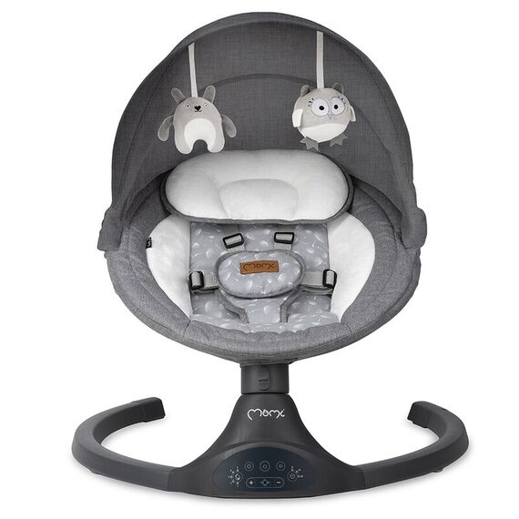 Balansoar electric MoMi Lami, Dark Grey, Culoare: Gri - poza 4 - ExclusivMAG.ro