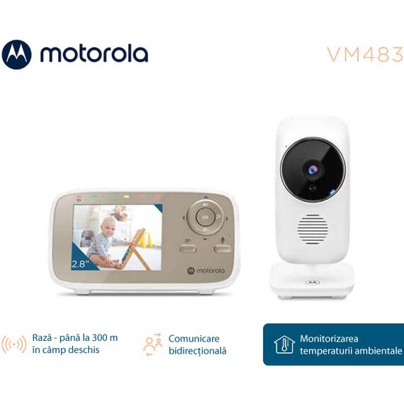 Video Monitor Digital Motorola VM483 - poza 3 - ExclusivMAG.ro