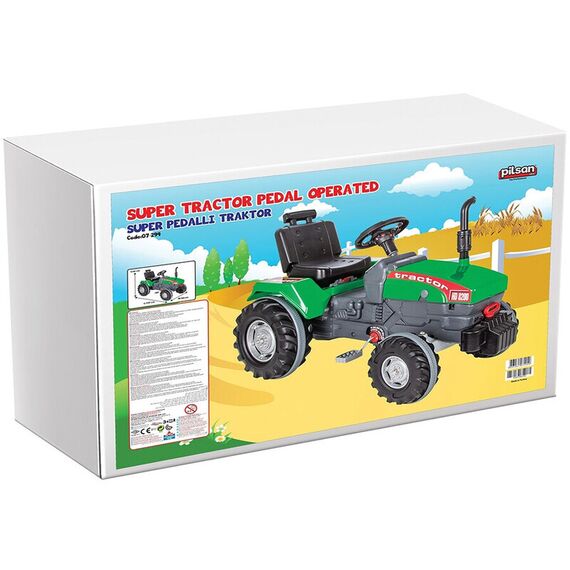 Tractor cu pedale Pilsan Super 07-294 red, Culoare: Rosu - poza 5 - ExclusivMAG.ro