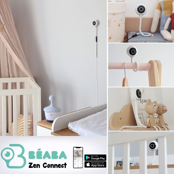 Video Monitor Beaba ZEN Connect White, Culoare: Alb - poza 5 - ExclusivMAG.ro