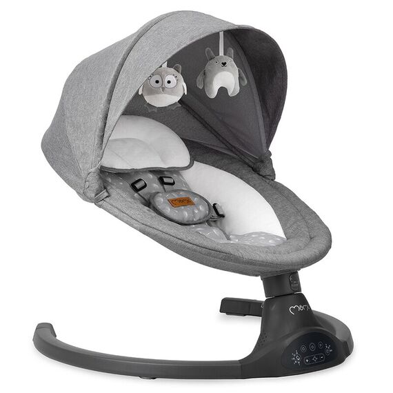 Balansoar electric MoMi Lami, Dark Grey, Culoare: Gri  - ExclusivMAG.ro