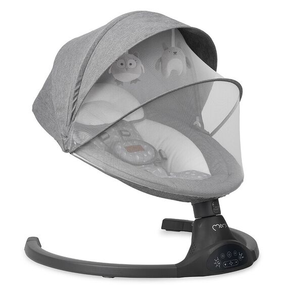Balansoar electric MoMi Lami, Dark Grey, Culoare: Gri - poza 2 - ExclusivMAG.ro