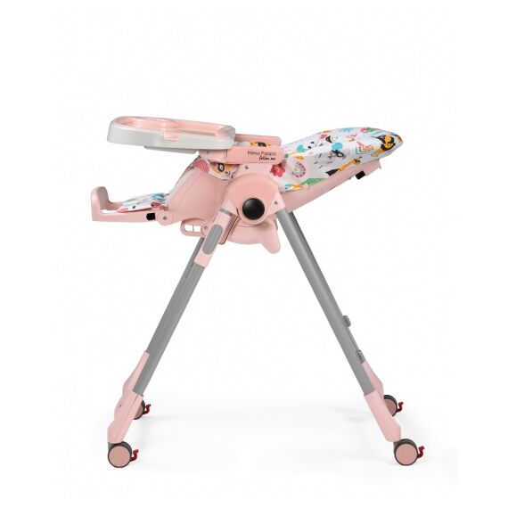 Scaun de masa 2 in 1 Peg Perego Prima Pappa Zero Follow Me, 0-15 Kg, Super Girl, Culoare: Roz - poza 2 - ExclusivMAG.ro