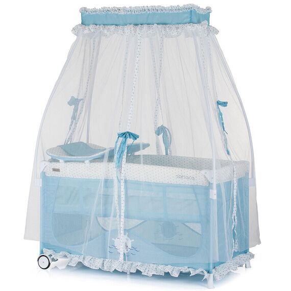 Patut pliabil Chipolino Sahara sailor, Culoare: Blue, Dimensiuni: 120x60 - poza 3 - ExclusivMAG.ro