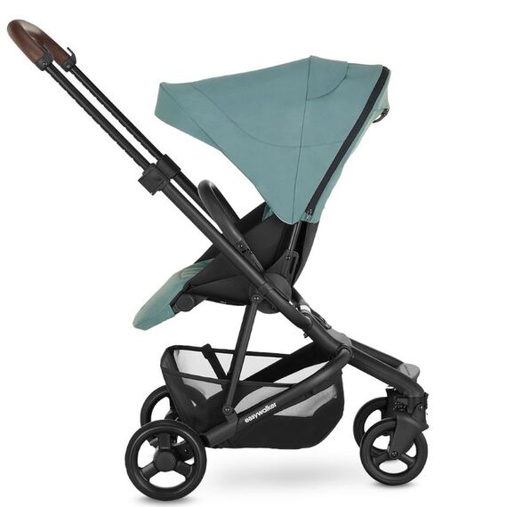 Carucior Easywalker Charley Forest Green Roti Negre, Culoare: Turcoaz - poza 4 - ExclusivMAG.ro