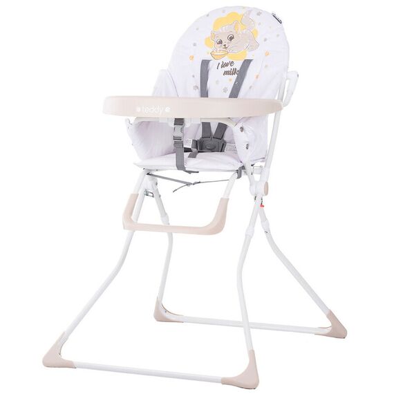 Scaun de masa Chipolino Teddy humus, Culoare: Crem  - ExclusivMAG.ro