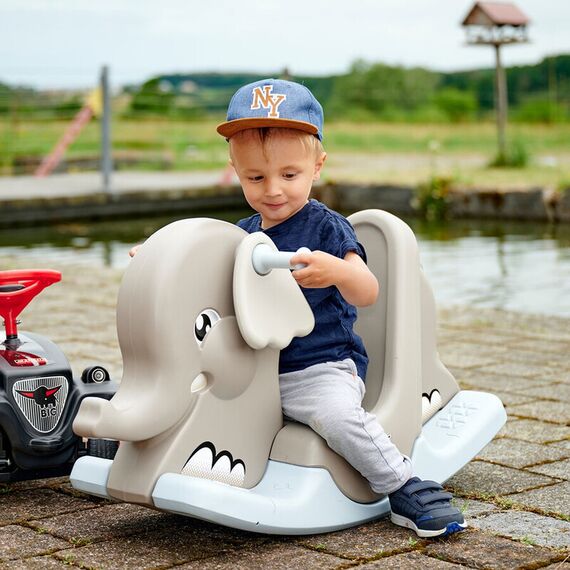 Balansoar Big Rocking Elephant grey - poza 3 - ExclusivMAG.ro