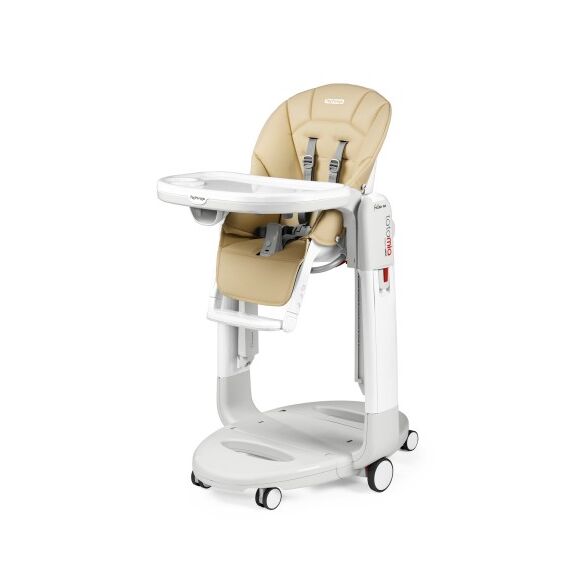 Scaun de masa 3 in 1 Peg Perego Tatamia Follow Me, 0-15 Kg, Paloma, Bej, Culoare: Crem  - ExclusivMAG.ro