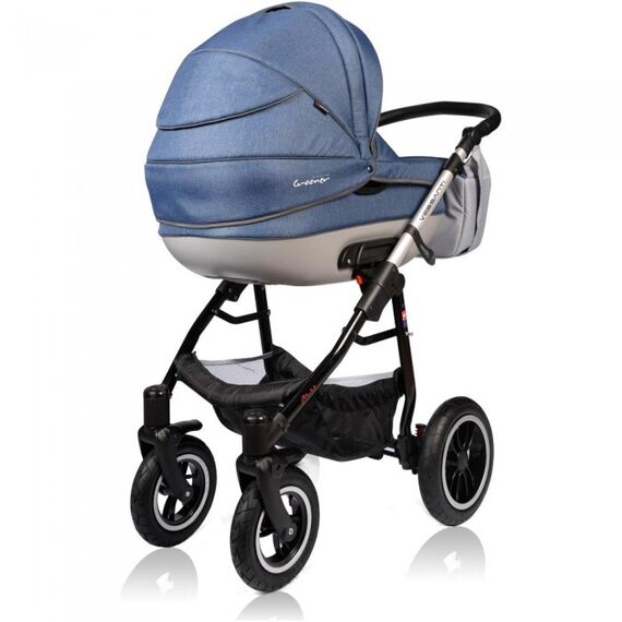 Carucior Vessanti Crooner Prestige 2 In 1 Blue, Culoare: Albastru - poza 3 - ExclusivMAG.ro