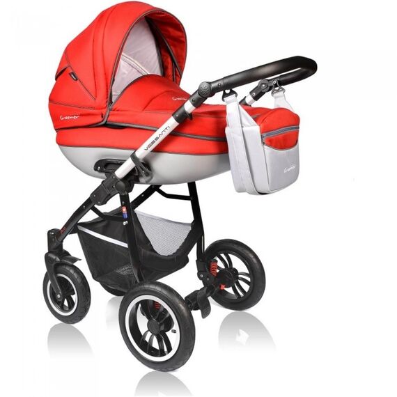 Carucior Vessanti Crooner Prestige 3 In 1 Red, Culoare: Rosu - poza 10 - ExclusivMAG.ro