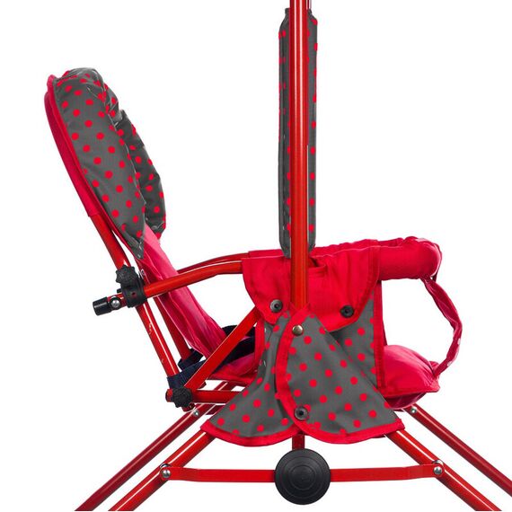 Leagan pentru copii, Top Kids, cu spatar reglabil, Red Mini, Culoare: Rosu - poza 3 - ExclusivMAG.ro
