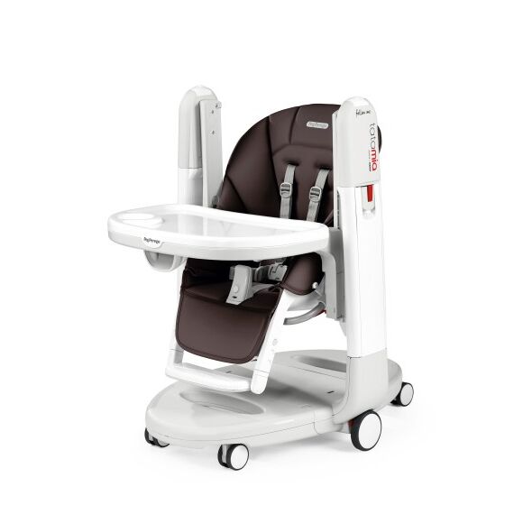 Scaun de masa 3 in 1 Peg Perego Tatamia Follow Me, 0-15 Kg, Cacao, Maro, Culoare: Maro - poza 3 - ExclusivMAG.ro
