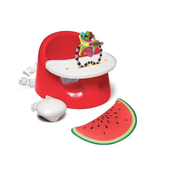 Scaun de Masa Prince Lionheart Booster 2 in 1 Flex Plus Watermelon Red Play, Culoare: Rosu  - ExclusivMAG.ro