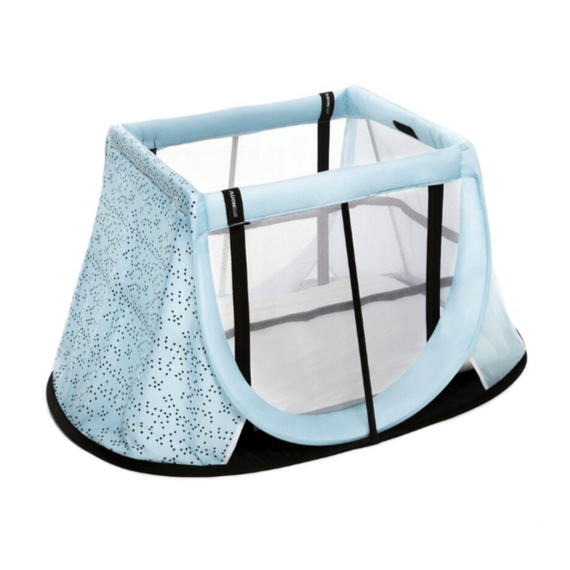 Patut Pliant Pop Up Blue Mountain Aeromoov, Culoare: Blue, Dimensiuni: 120x60  - ExclusivMAG.ro
