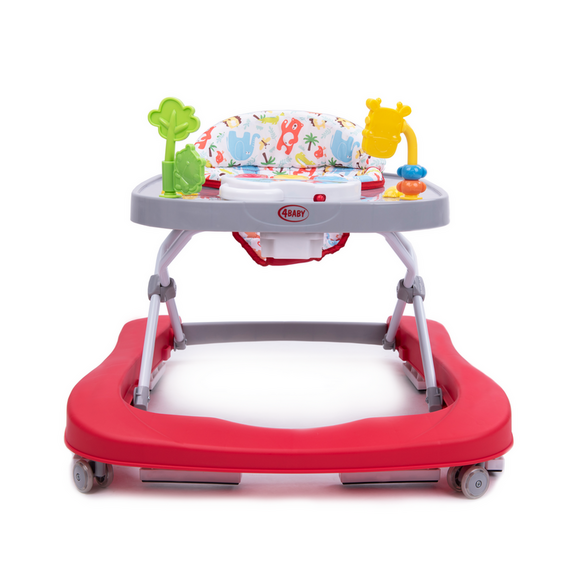 Premergator/impingator 4Baby WALK'N PUSH 2 in 1 Rosu, Culoare: Rosu - poza 3 - ExclusivMAG.ro
