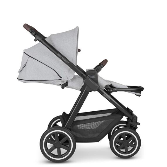 Carucior 2 in 1 Samba Mineral Fashion ABC Design, Culoare: Gri deschis - poza 7 - ExclusivMAG.ro