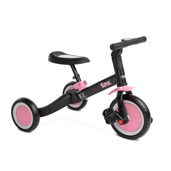 Tricicleta 2 in 1 Toyz FOX Roz, Culoare: Roz - poza 3 - ExclusivMAG.ro