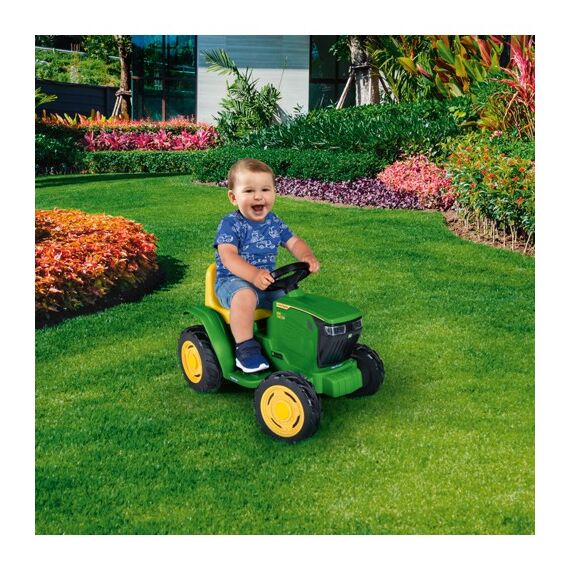 Tractor electric Peg Perego Mini JD John Deere, 6V, 12luni +, Verde / Galben - poza 8 - ExclusivMAG.ro