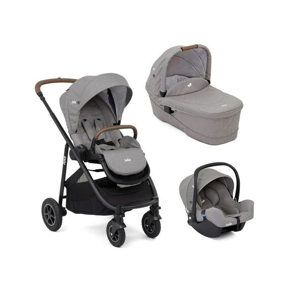 Carucior Joie Versatrax Gray Flannel 3 in 1, Culoare: Gri  - ExclusivMAG.ro
