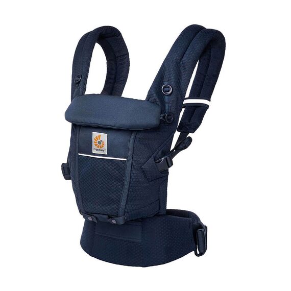 Marsupiu Ergobaby Soft Flex Mesh Midnight Blue, Culoare: Albastru  - ExclusivMAG.ro