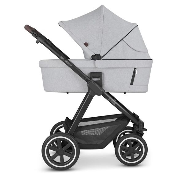Carucior 2 in 1 Samba Mineral Fashion ABC Design, Culoare: Gri deschis - poza 6 - ExclusivMAG.ro