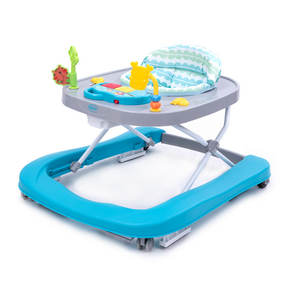 Premergator/impingator 4Baby WALK'N PUSH 2 in 1 Turcoaz, Culoare: Turcoaz  - ExclusivMAG.ro