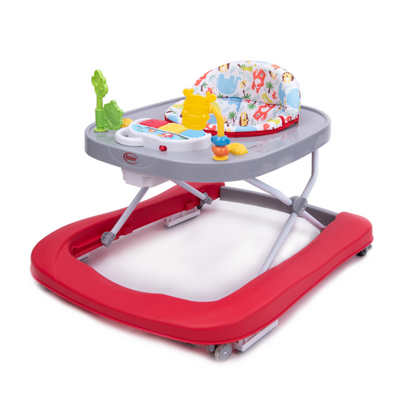 Premergator/impingator 4Baby WALK'N PUSH 2 in 1 Rosu, Culoare: Rosu  - ExclusivMAG.ro