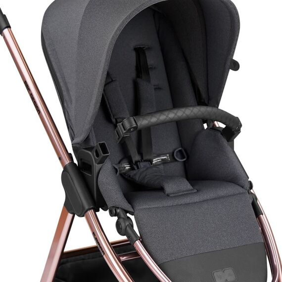 Carucior 2 in 1 Samba Bubble Diamond ABC Design, Culoare: Gri - poza 10 - ExclusivMAG.ro