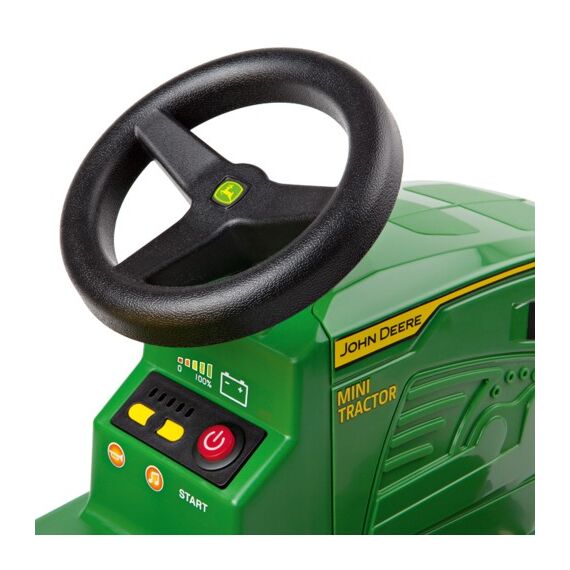 Tractor electric Peg Perego Mini JD John Deere, 6V, 12luni +, Verde / Galben - poza 6 - ExclusivMAG.ro