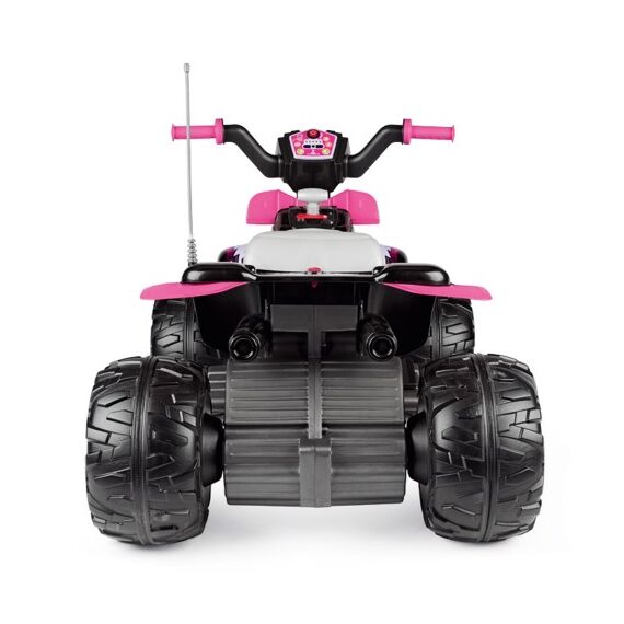 ATV Peg Perego Corral T-Rex, 330W, 12V, 3 ani +, Roz/ Negru, Culoare: Roz, Capacitate acumulator: 12V - poza 7 - ExclusivMAG.ro