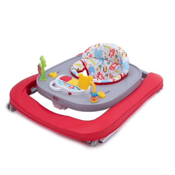 Premergator/impingator 4Baby WALK'N PUSH 2 in 1 Rosu, Culoare: Rosu - poza 6 - ExclusivMAG.ro