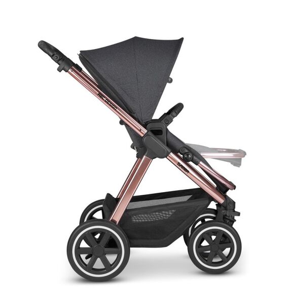 Carucior 2 in 1 Samba Bubble Diamond ABC Design, Culoare: Gri - poza 7 - ExclusivMAG.ro