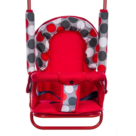 Leagan pentru copii, Top Kids, pentru interior si exterior, Red Dots, Culoare: Rosu - poza 2 - ExclusivMAG.ro