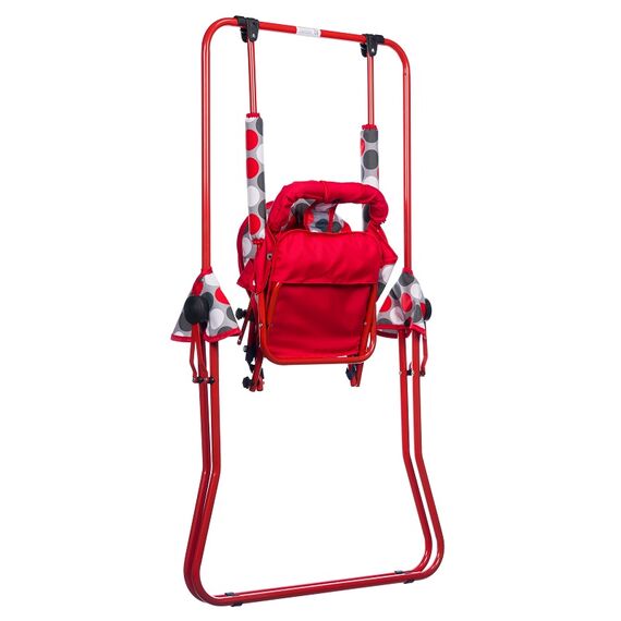 Leagan pentru copii, Top Kids, pentru interior si exterior, Red Dots, Culoare: Rosu - poza 3 - ExclusivMAG.ro