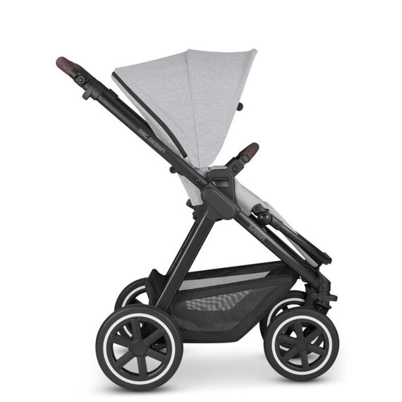 Carucior 2 in 1 Samba Mineral Fashion ABC Design, Culoare: Gri deschis - poza 5 - ExclusivMAG.ro