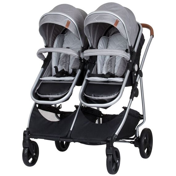 Carucior gemeni Chipolino Duo Smart 2 in 1 anthracite, Culoare: Gri - poza 2 - ExclusivMAG.ro
