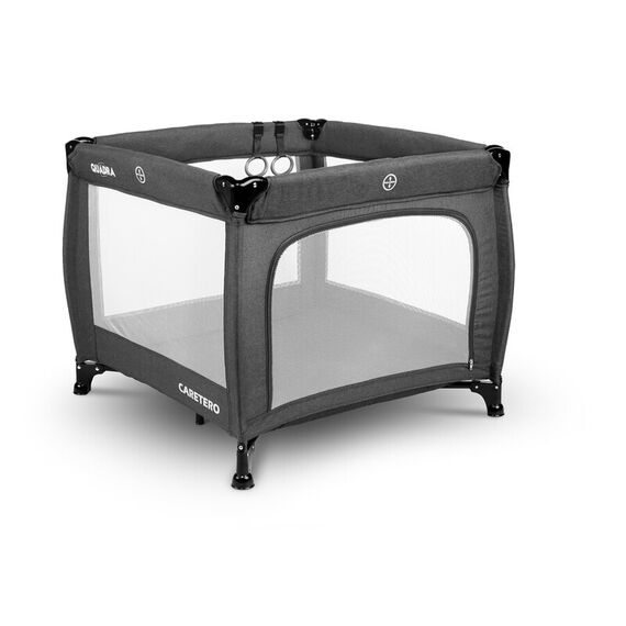 Tarc de joaca 83x83 cm Caretero QUADRA Grafit, Culoare: Gri  - ExclusivMAG.ro