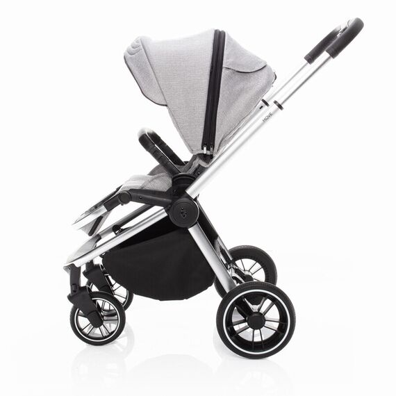 Carucior Zopa Move Silver Grey/Silver, Culoare: Gri - poza 4 - ExclusivMAG.ro