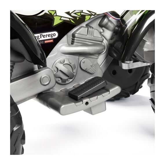 ATV Peg Perego Corral T-Rex, 330W, 12V, 3 ani +, Verde/ Negru, Culoare: Verde, Capacitate acumulator: 12V - poza 7 - ExclusivMAG.ro