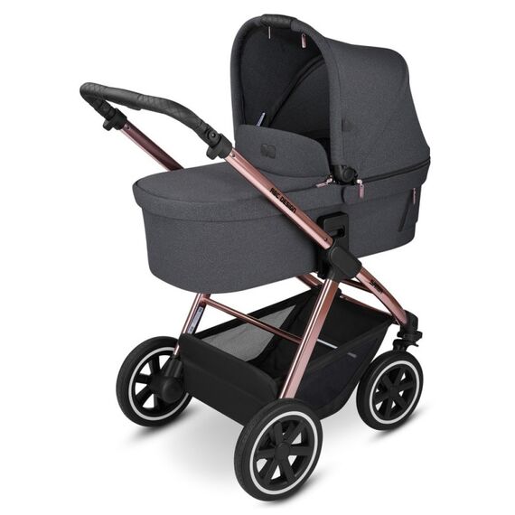 Carucior 2 in 1 Samba Bubble Diamond ABC Design, Culoare: Gri - poza 2 - ExclusivMAG.ro