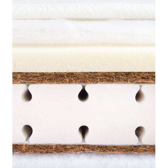 Saltea Sensillo MEMORY TERMO Cocos-Spuma-Cocos cu Aloe Vera 140x70x12 cm - poza 2 - ExclusivMAG.ro