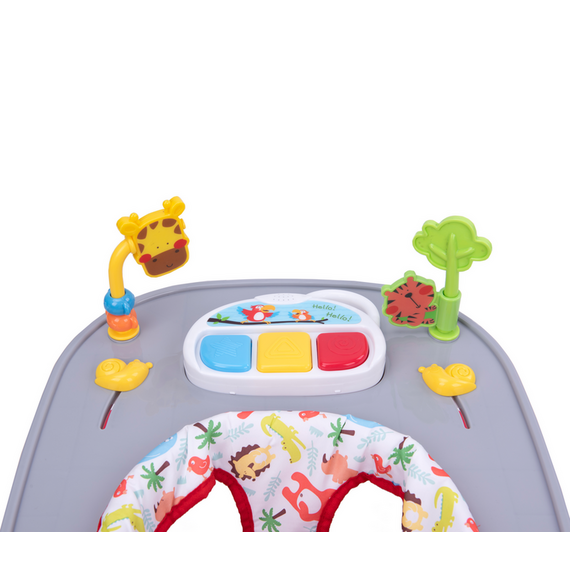 Premergator/impingator 4Baby WALK'N PUSH 2 in 1 Rosu, Culoare: Rosu - poza 4 - ExclusivMAG.ro
