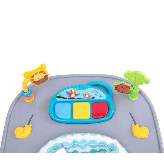 Premergator/impingator 4Baby WALK'N PUSH 2 in 1 Turcoaz, Culoare: Turcoaz - poza 5 - ExclusivMAG.ro
