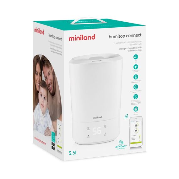Umidificator Humitop Connect Miniland - poza 6 - ExclusivMAG.ro