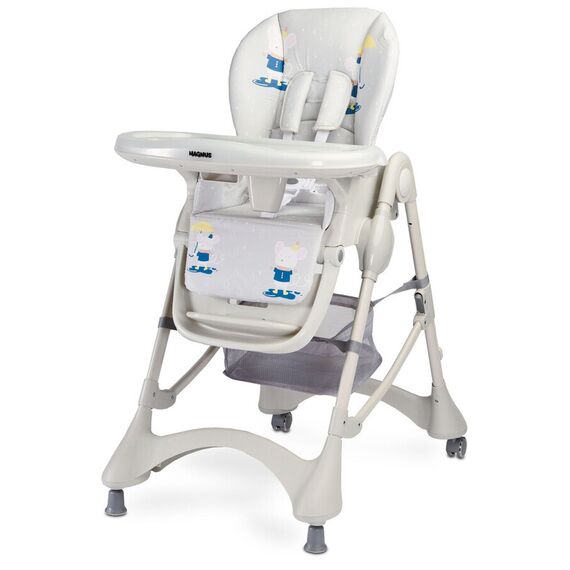 Scaun de masa Caretero MAGNUS Grey, Culoare: Gri deschis  - ExclusivMAG.ro