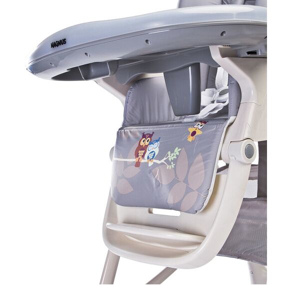 Scaun de masa Caretero MAGNUS Graphite, Culoare: Gri - poza 6 - ExclusivMAG.ro