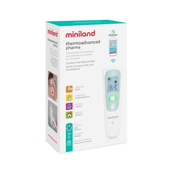 Termometru cu infrarosu Thermoadvanced Pharma Connect Miniland - poza 5 - ExclusivMAG.ro