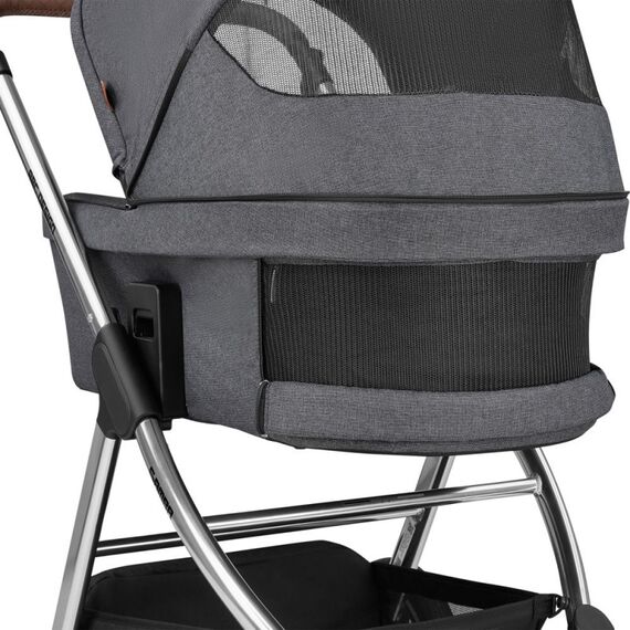 Carucior 2 in 1 Samba Asphalt Diamond ABC Design, Culoare: Gri/Negru - poza 12 - ExclusivMAG.ro
